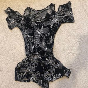 Allison Joy Cold Shoulder Romper